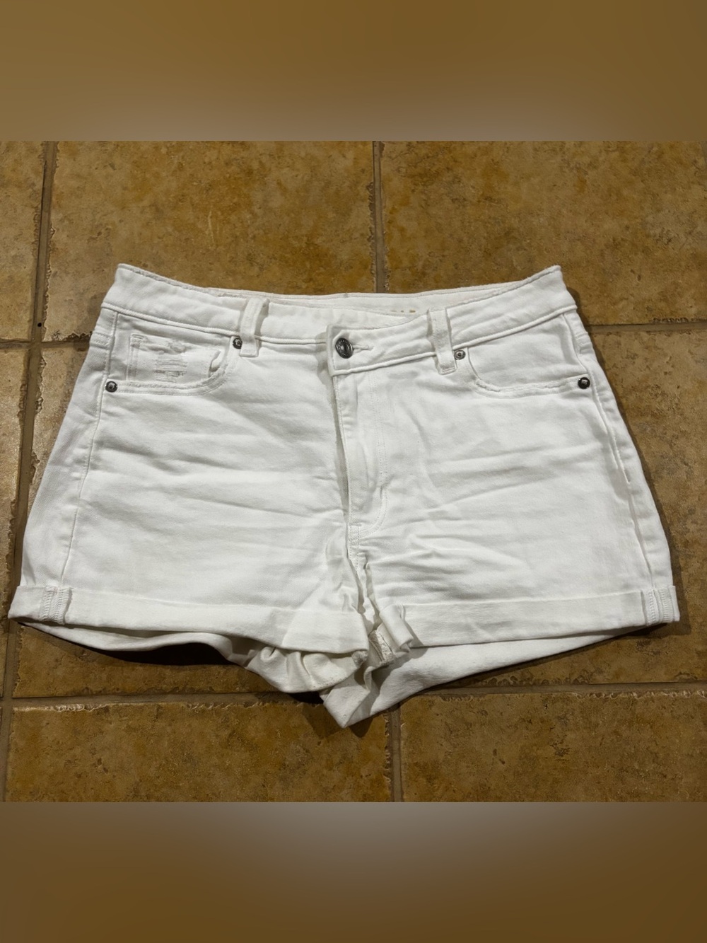 American eagle- White Denim Shorts